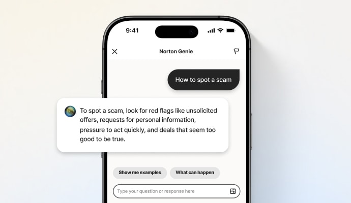 Norton Genie AI-gedreven assistent - productafbeelding van Norton Genie